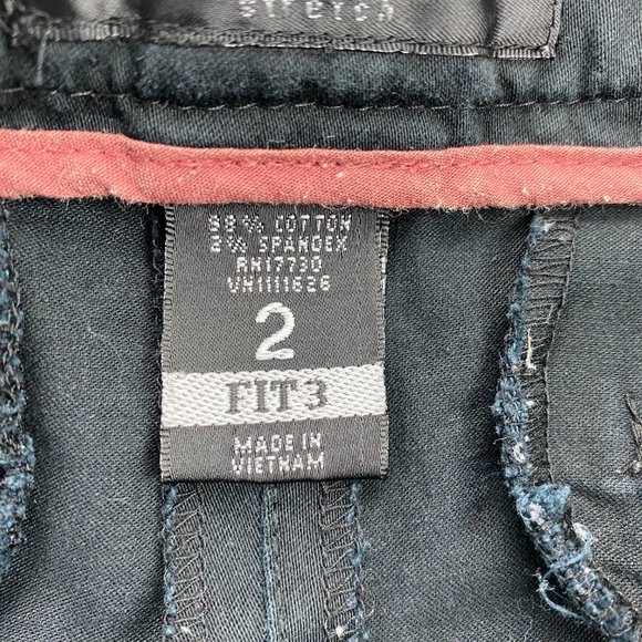 MOSSIMO Shorts Women Size 2 Black Short Pants Cotton Low Rise Casual Ladies - Picture 5 of 13